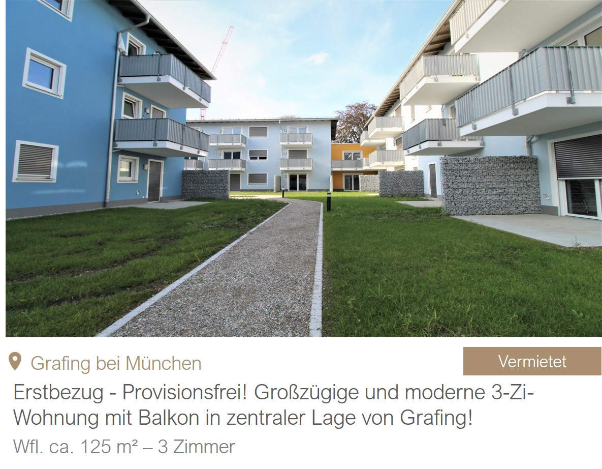 MGF Group - Wohnung Grafing Miete