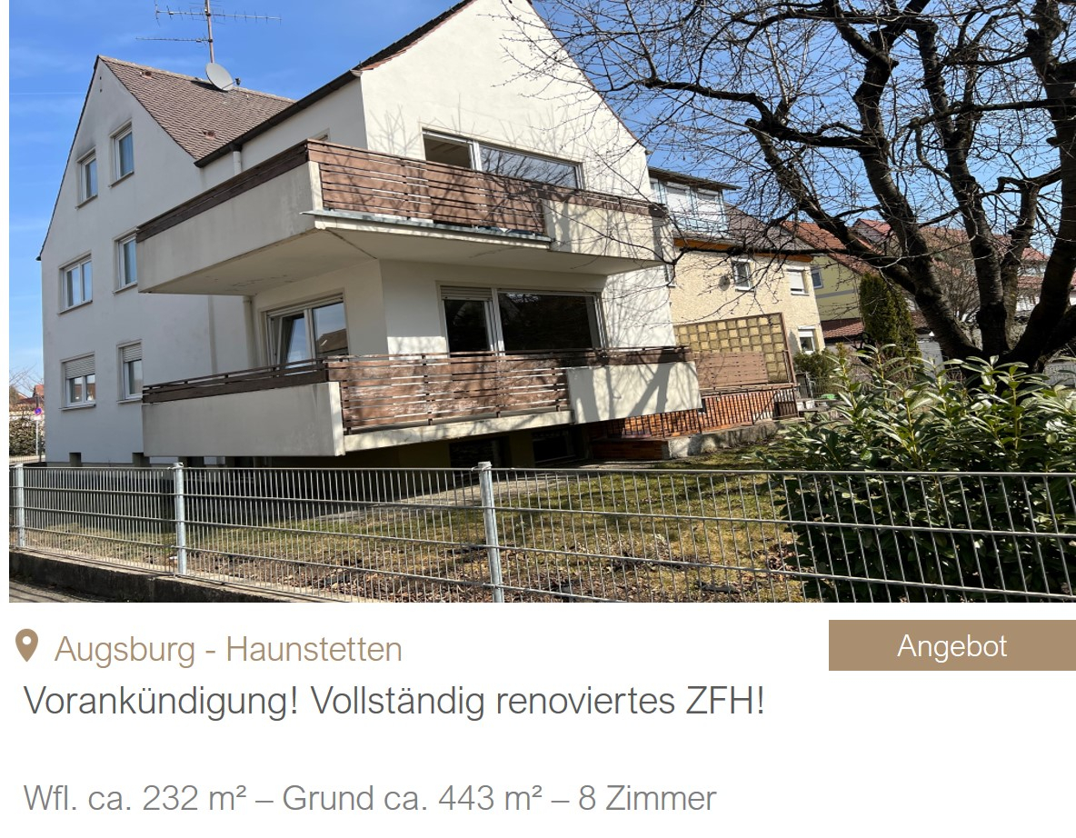 MGF Group - Zweifamilienhaus Augsburg Haunstetten