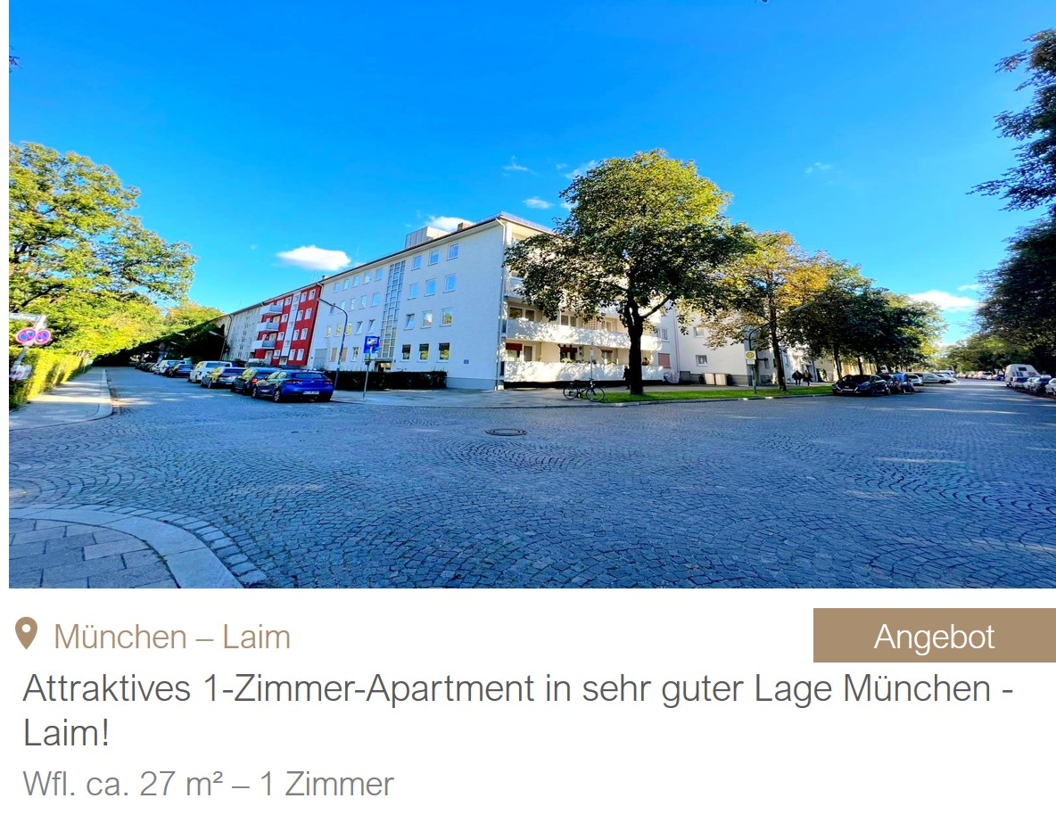MGF Group - Apartment München Laim Verkauf