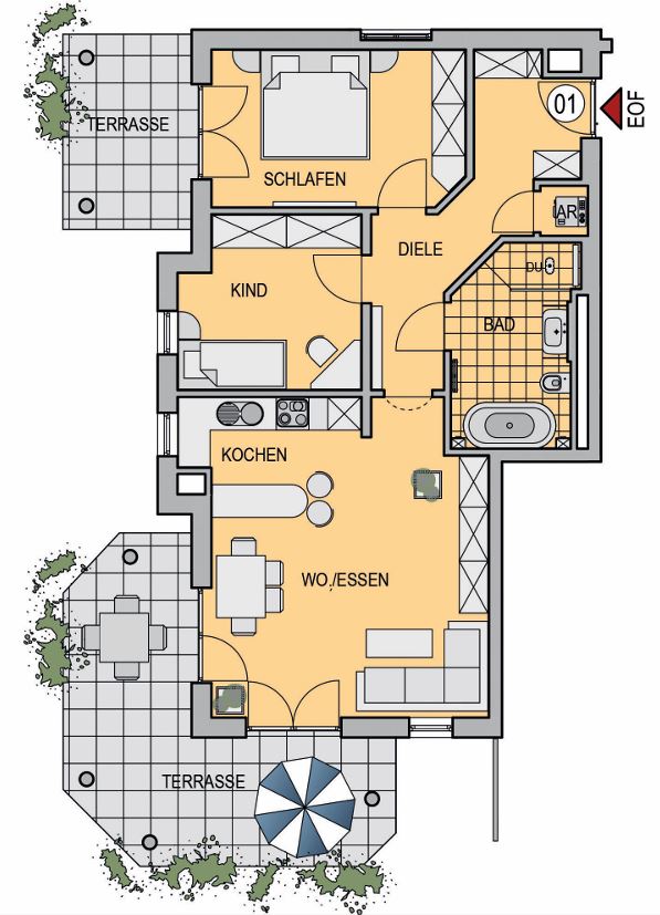 MGF Group - Neubauwohnung Hubertushof Olching