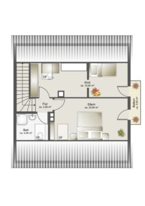 Grundriss Dachgeschoss