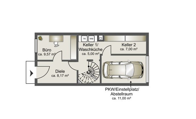 Grundriss Eingangsgeschoss