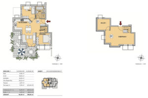 Grundriss WHG Nr. 01 - Haus 1