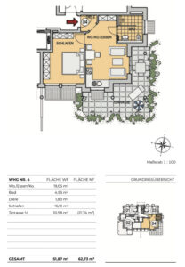 Grundriss WHG Nr. 4 - Haus 3